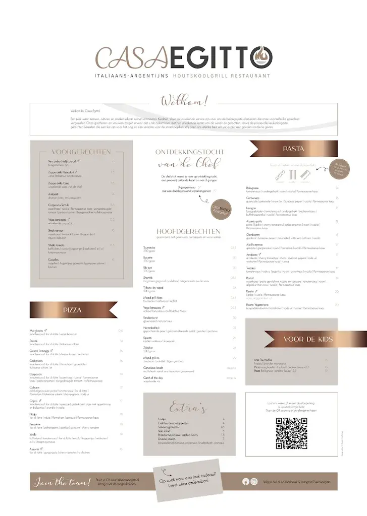 Menu_Restaurant Casa Egitto_Kampen_image_1