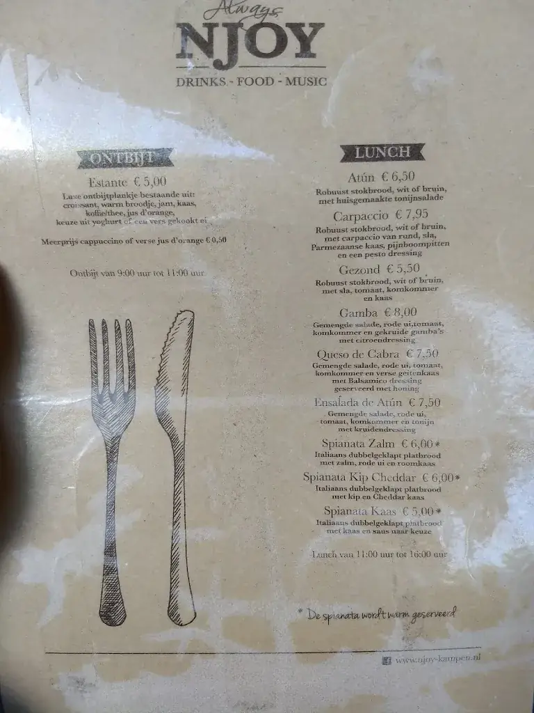 Menu_Njoy Kampen_Kampen_image_2