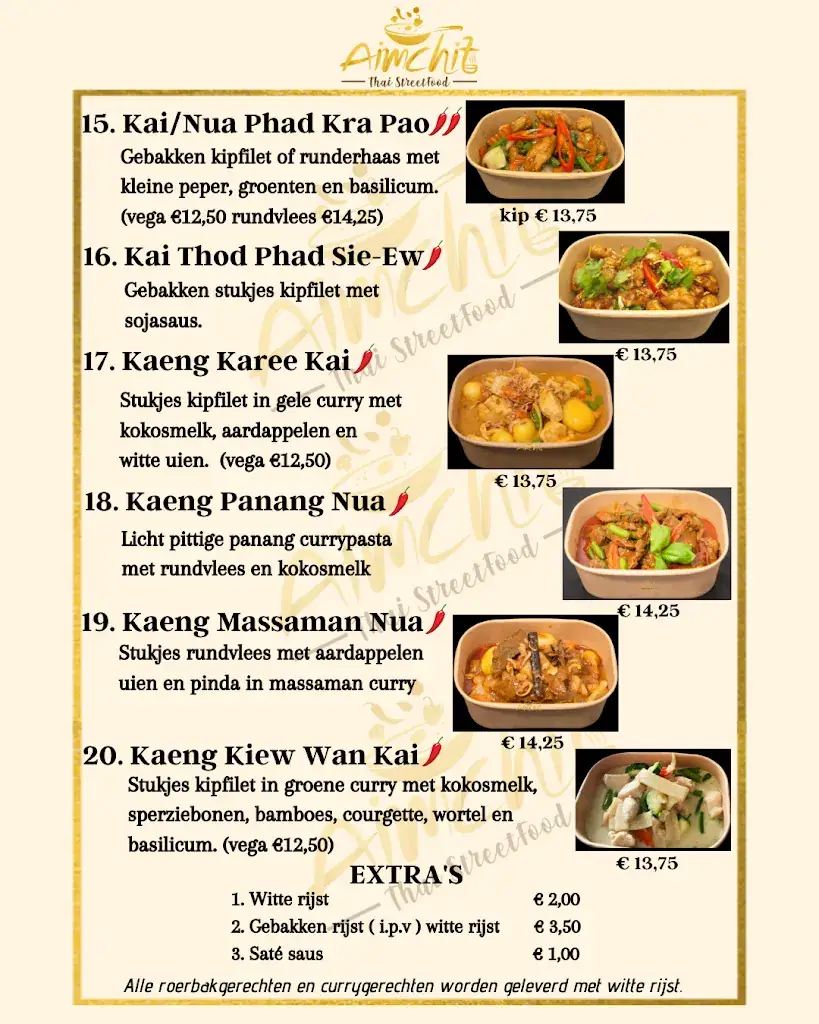 Menü_Aimchit Thai Streetfood_Kampen_Bild_2
