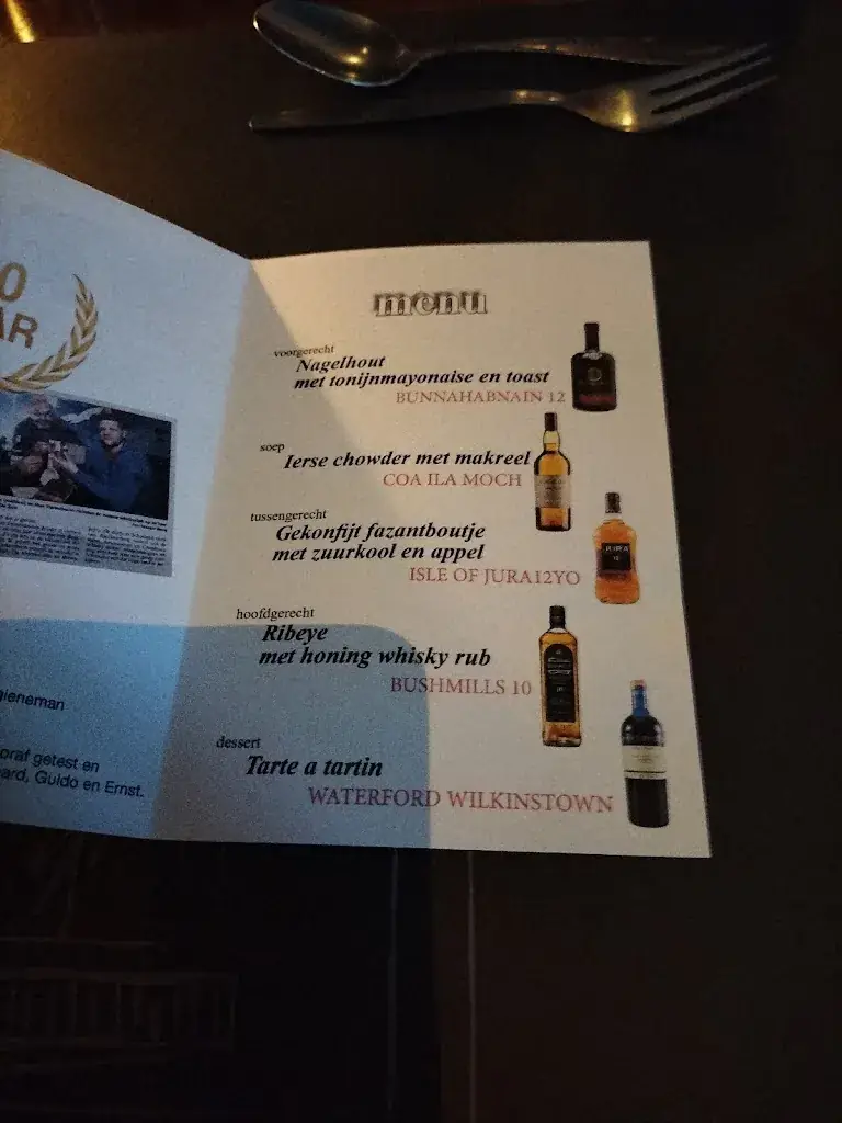 Menu_Bar Bistro d'Olde Smidse_Goor_imagen_4