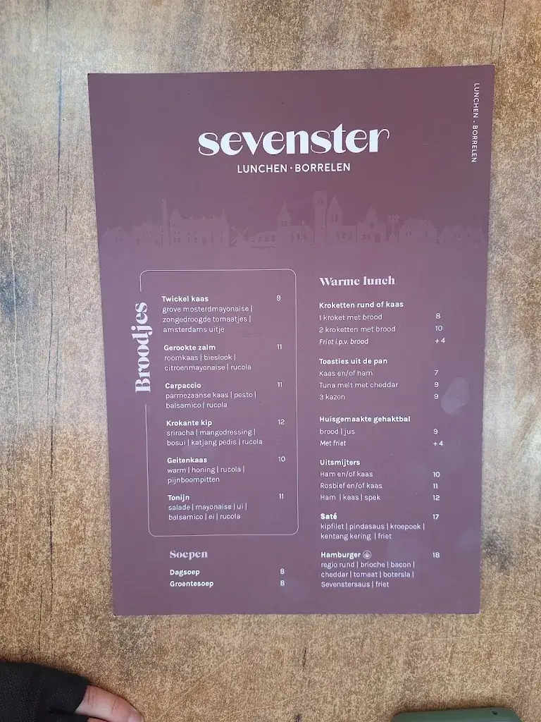 Menu_Hotel Restaurant Sevenster_Delden_image_1