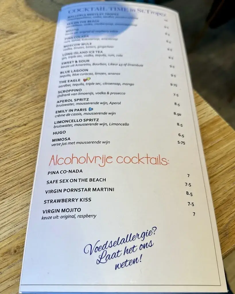 Menu_St.Tropez Gastrolounge_Deventer_image_1