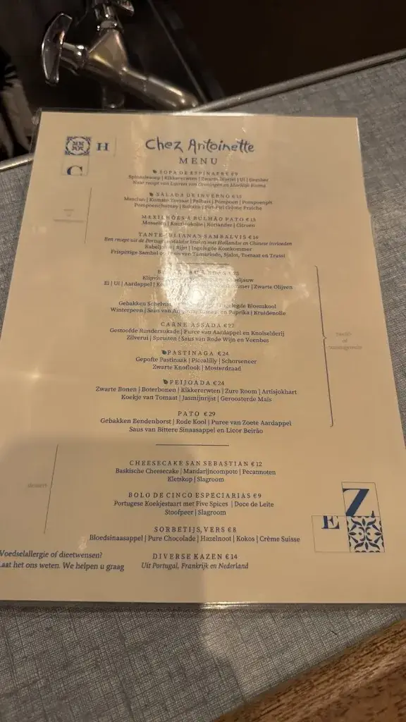 Menu_Chez Antoinette_Deventer_image_2