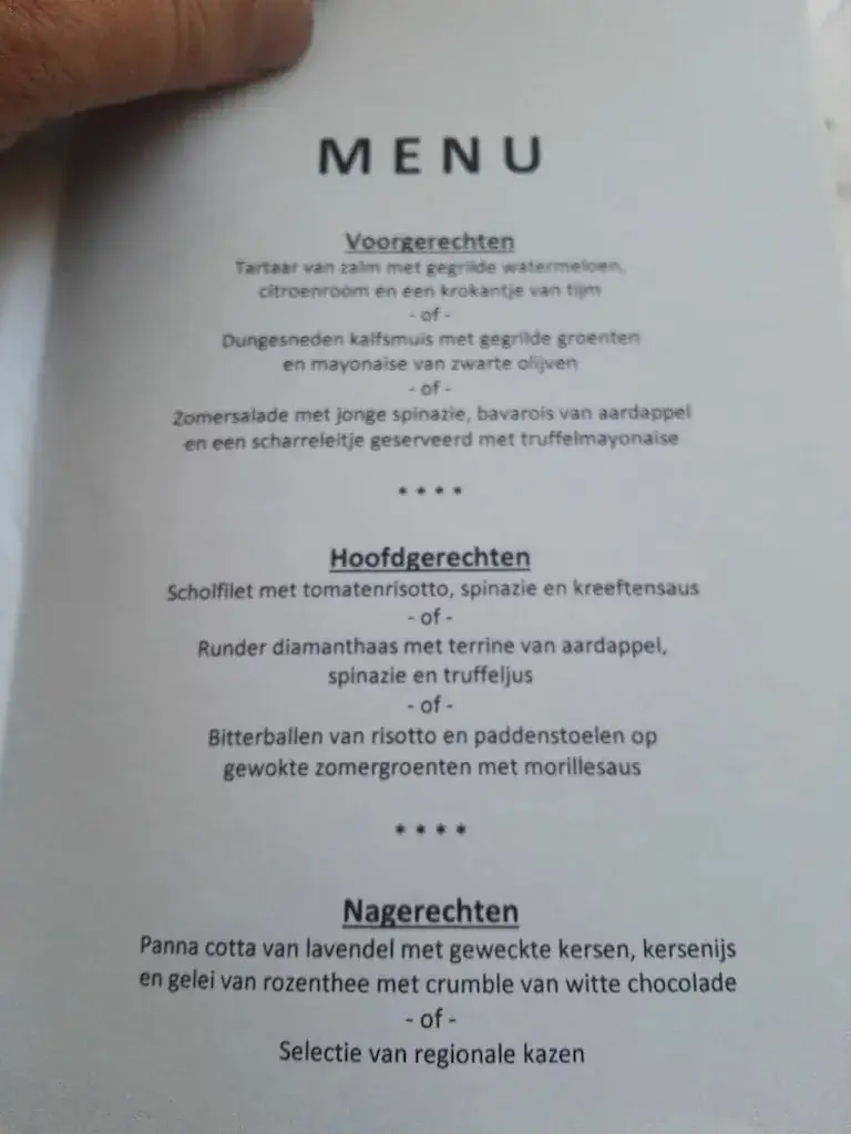 Menu_Restaurant 't Arsenaal_Deventer_imagen_4
