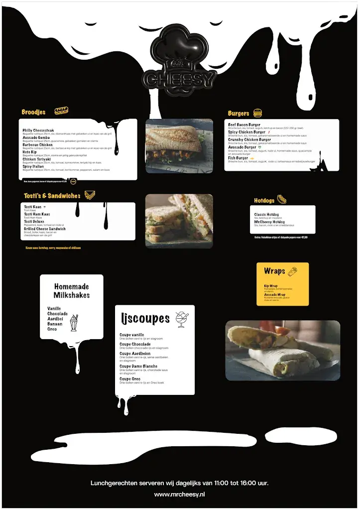 Menu_Mr. Cheesy | Corn Dogs | Loaded Fries | Burgers | Mac & Cheese | Milkshake | Hotdogs | Snacks_Leeuwarden_immagine_2