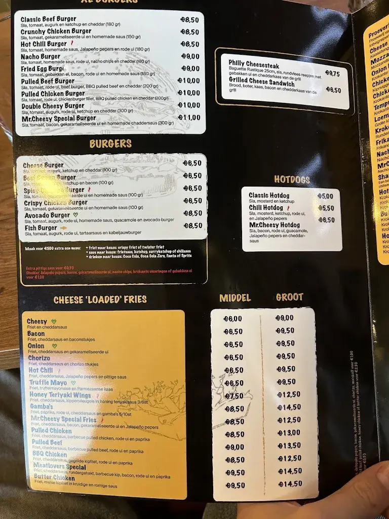 Menu_Mr. Cheesy | Corn Dogs | Loaded Fries | Burgers | Mac & Cheese | Milkshake | Hotdogs | Snacks_Leeuwarden_immagine_3