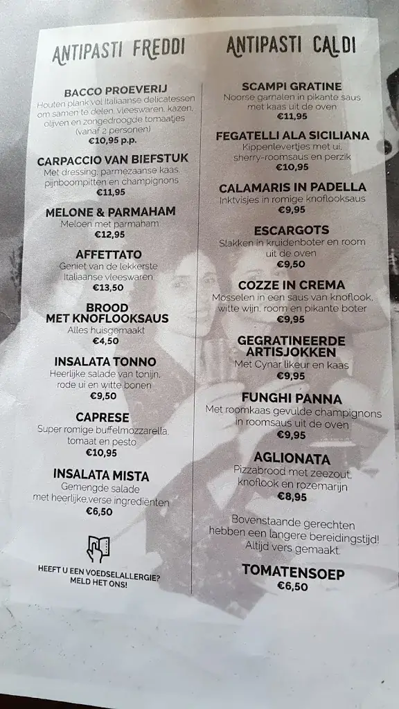 Menü_Italiaans Restaurant Bacco_Hellendoorn_Bild_2