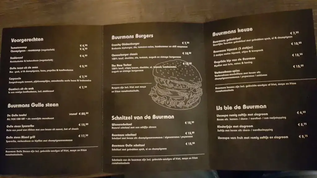 Menu_De Gulle Buurman Vroomshoop Eetcafé_Vroomshoop_immagine_4