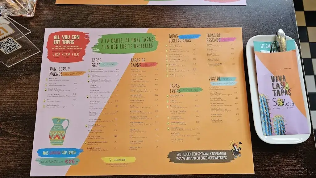 Menu_Tapasrestaurant Solera_Almelo_image_1