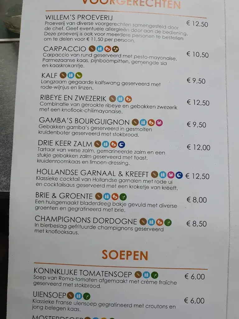 Menu_Willem de Vierde Restaurant_Almelo_imagen_2