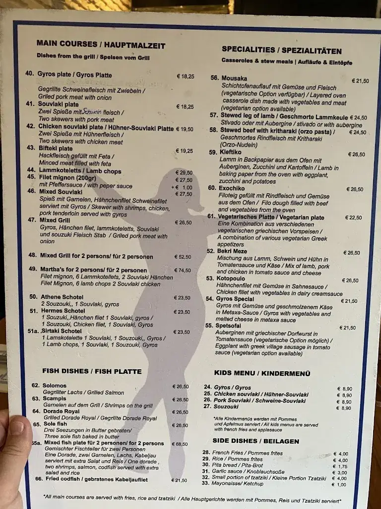 Menu_Grieks en Specialiteiten MARTHA (zaras)_Zandvoort_image_1