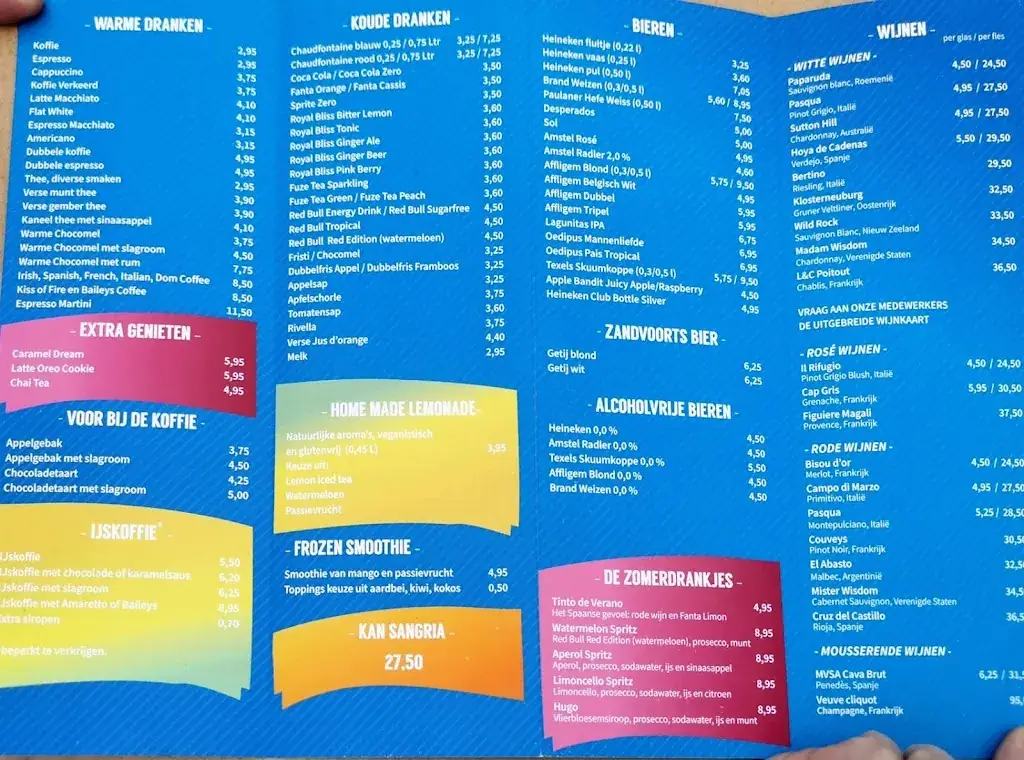 Menu_Beach Club Tien_Zandvoort_image_2