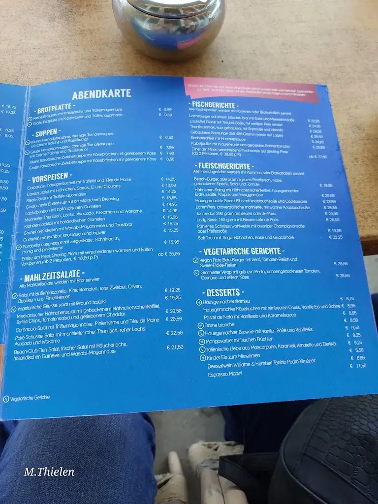 Menu_Beach Club Tien_Zandvoort_image_3
