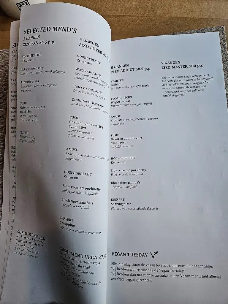 Menu_ZIZO Lounge_Zandvoort_image_1