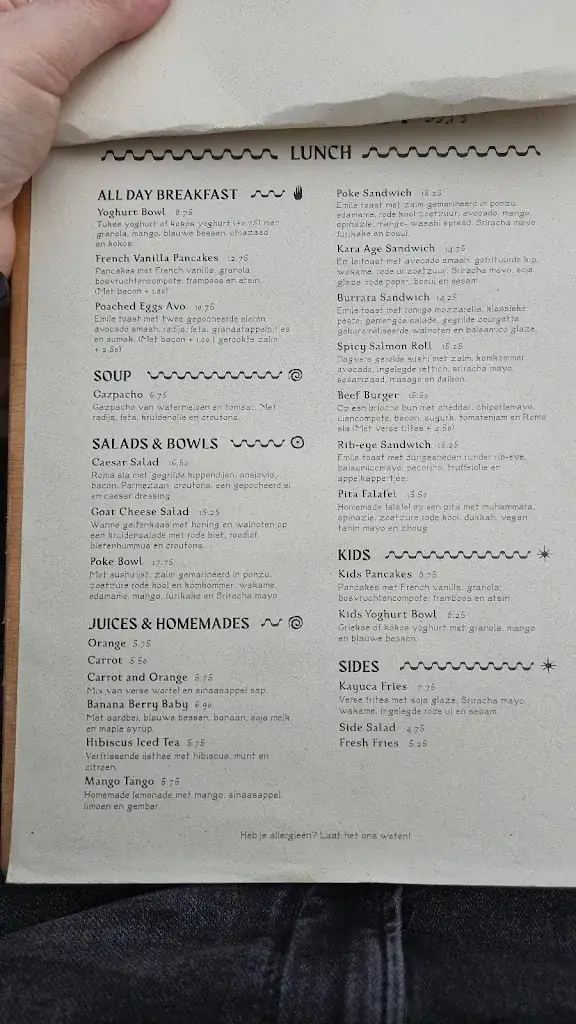 Menu_Kayuca_Zandvoort_image_1