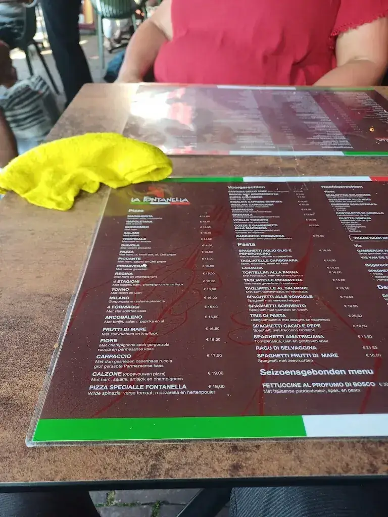 Menu_La Fontanella Pizzeria / Ristorante Italiano_Zandvoort_image_2