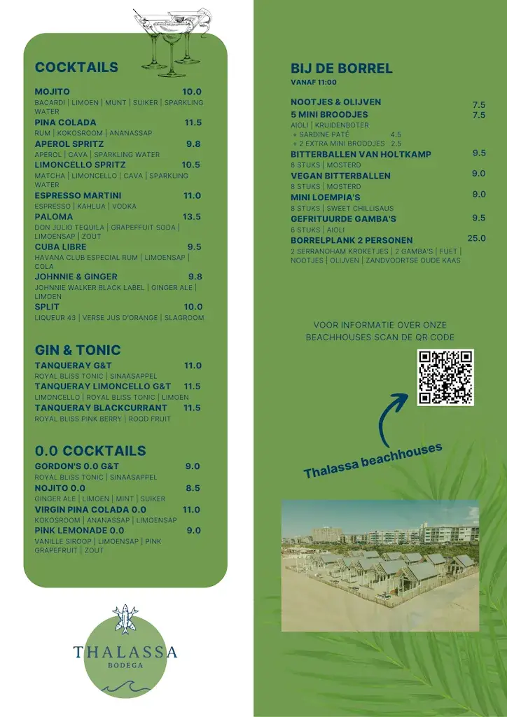 Menü_Strandpaviljoen Bodega_Zandvoort_Bild_1