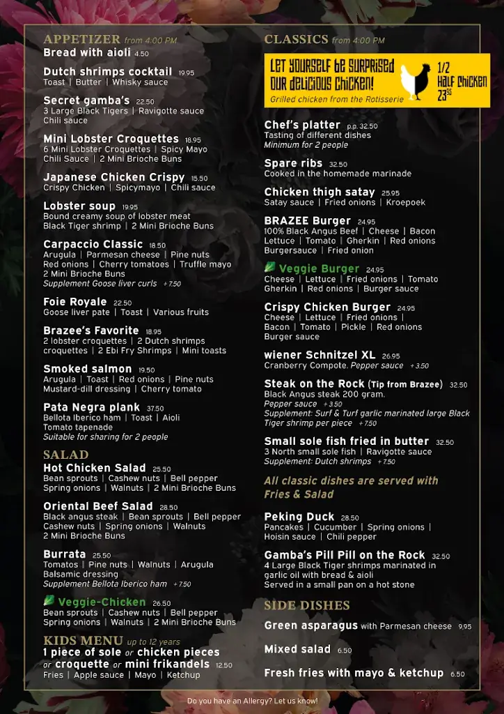 Menu_𝐁𝐑𝐀𝐙𝐄𝐄_Zandvoort_immagine_4