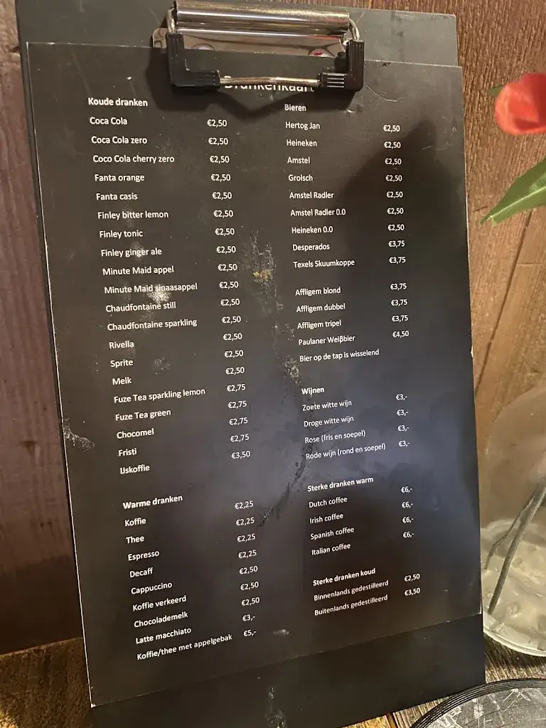 Menu_Restaurant Roadrunner_Dalfsen_image_1