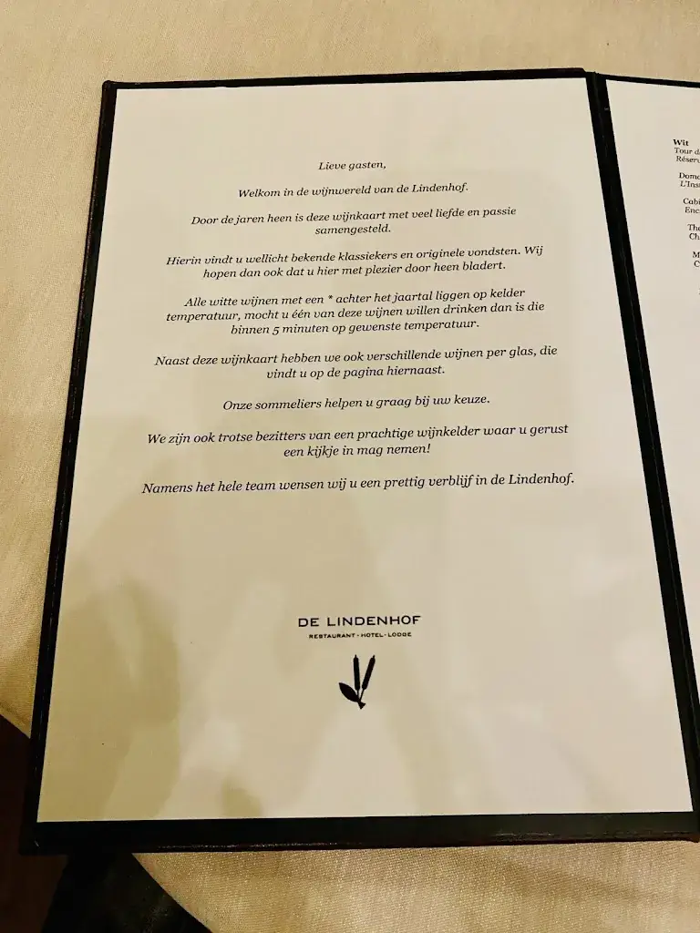 Menu_De Lindenhof_Giethoorn_immagine_4