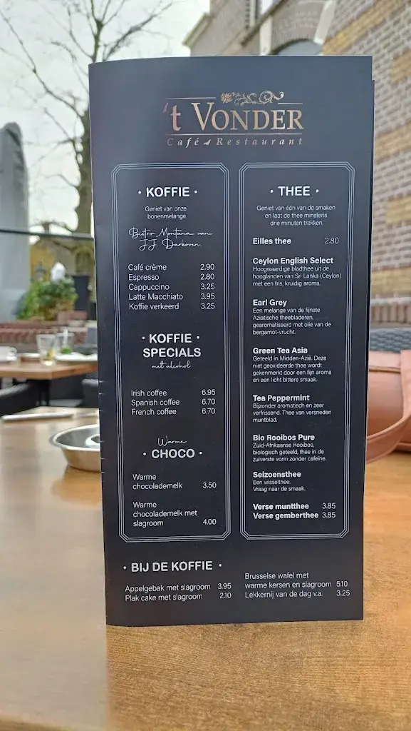 Menu_Café-Restaurant 't Vonder_Giethoorn_image_4