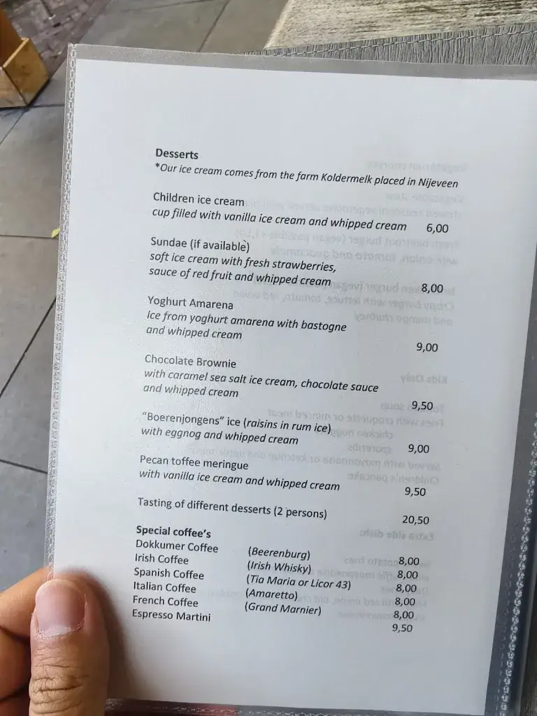 Menu_Café-Restaurant Smit_Giethoorn_immagine_1