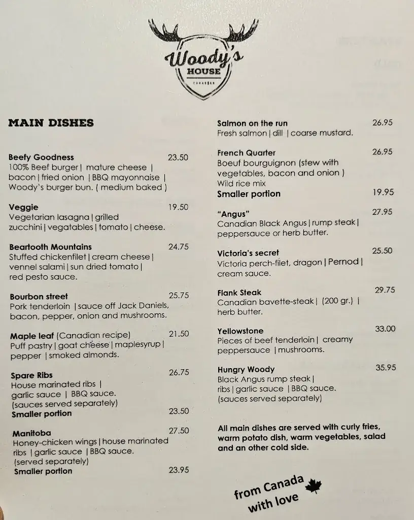 Menu_Woody's House_Steenwijk_immagine_1
