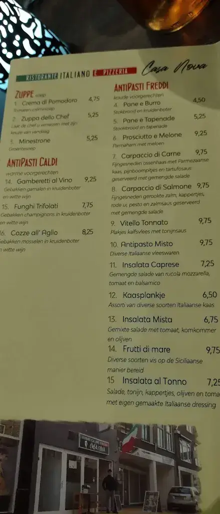 Menu_Ristorante pizzeria Casanova_Steenwijk_immagine_1