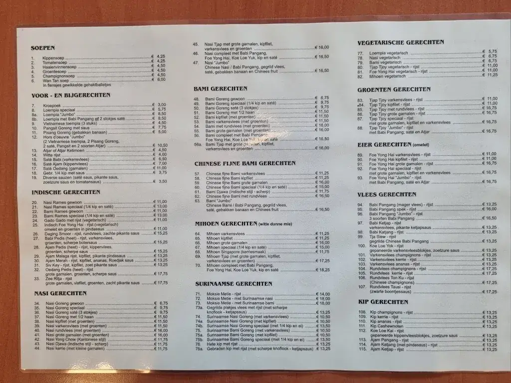 Menu_Chinees-Indisch Surinaams Afhaalcentrum Jumbo_Enschede_image_3