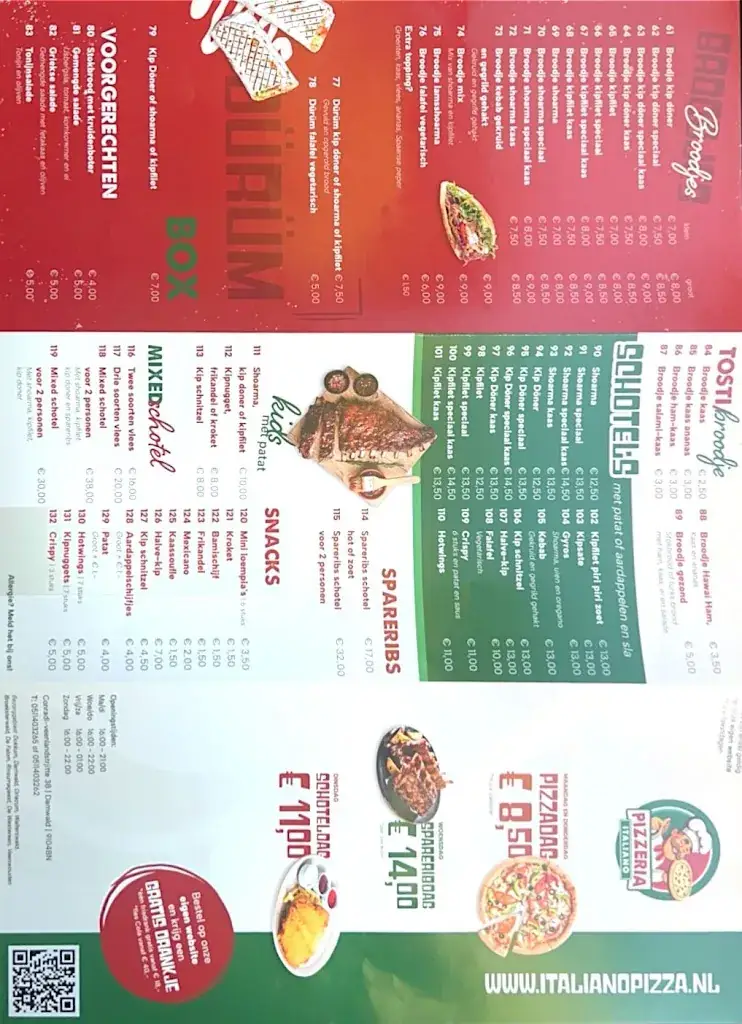 Menü_Pizzeria Italiano_Damwâld_Bild_4