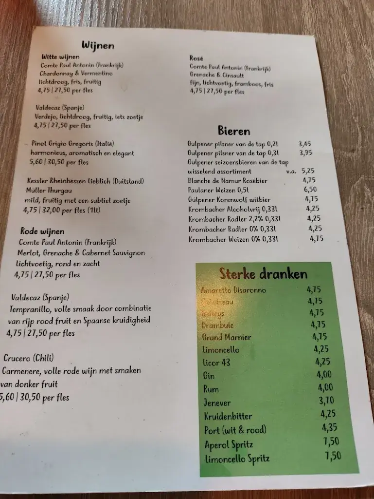 Menu_Brasserie Le Sourire_Oldenzaal_image_1