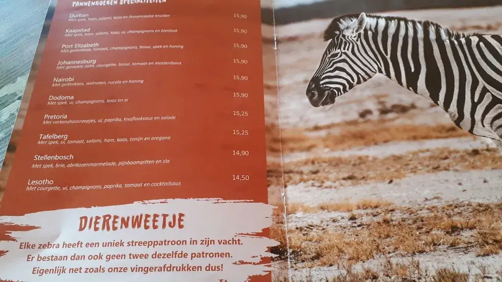 Menu_Restaurant Klein Afrika_Oldenzaal_image_4
