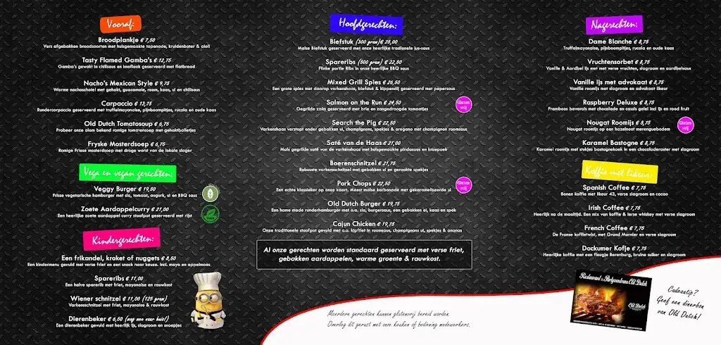 Menu_Restaurant & Partycentrum Old Dutch_Westereen_image_1