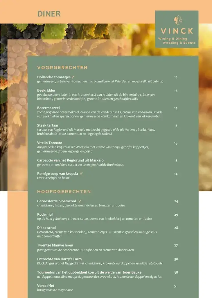 Menu_Restaurant Vinck_Geesteren_immagine_1