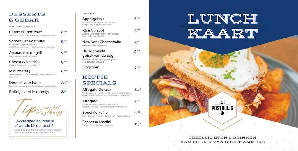 Menu_Het Posthuijs eten & drinken_Groot-Ammers_immagine_2