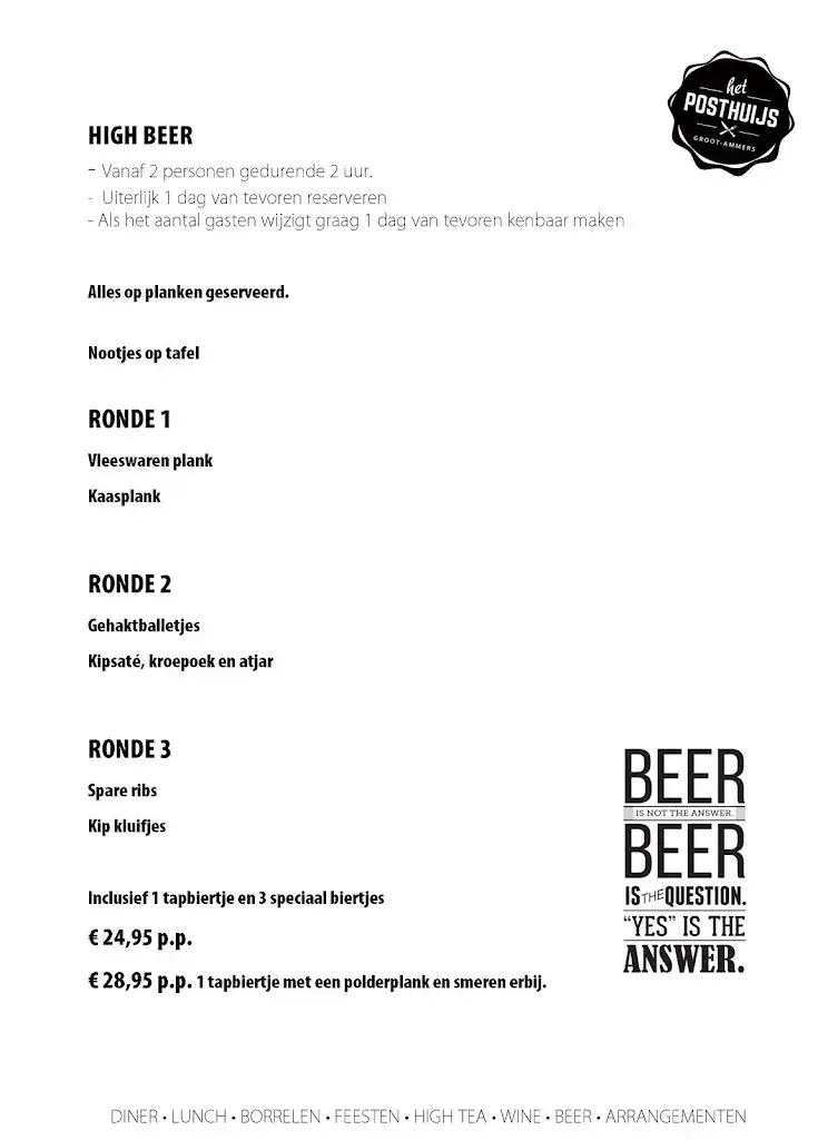 Menu_Het Posthuijs eten & drinken_Groot-Ammers_immagine_4