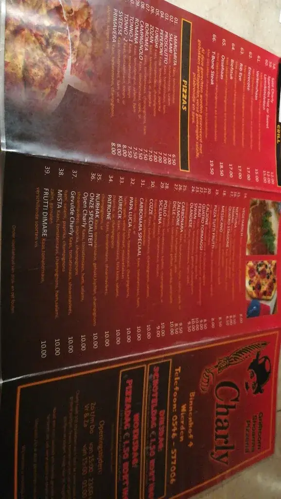 Menu_Restaurant Charly_Wierden_image_1