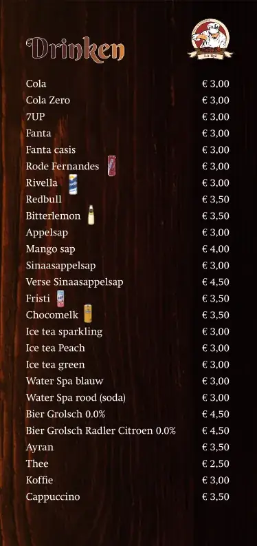 Menu_Grillhouse & Pizzeria LA ROZ_Vollenhove_image_1