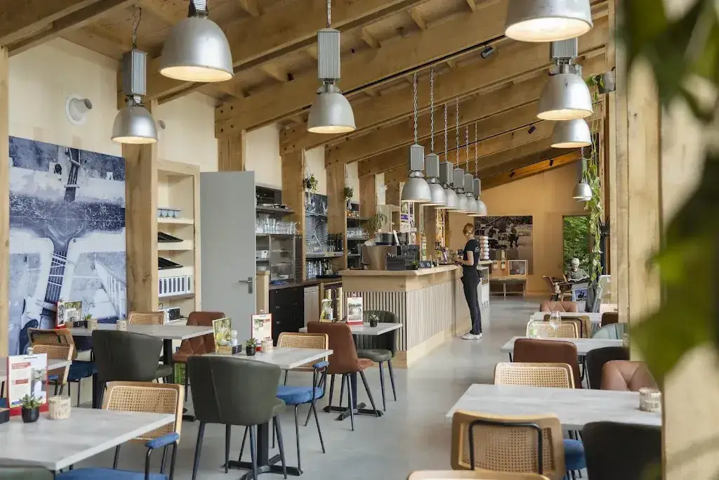 Paviljoen het ProefLab// Waterloopbos restaurant in Marknesse