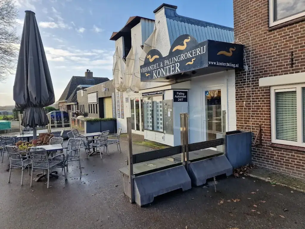Palingrokerij en Vishandel Konter restaurant in Vollenhove