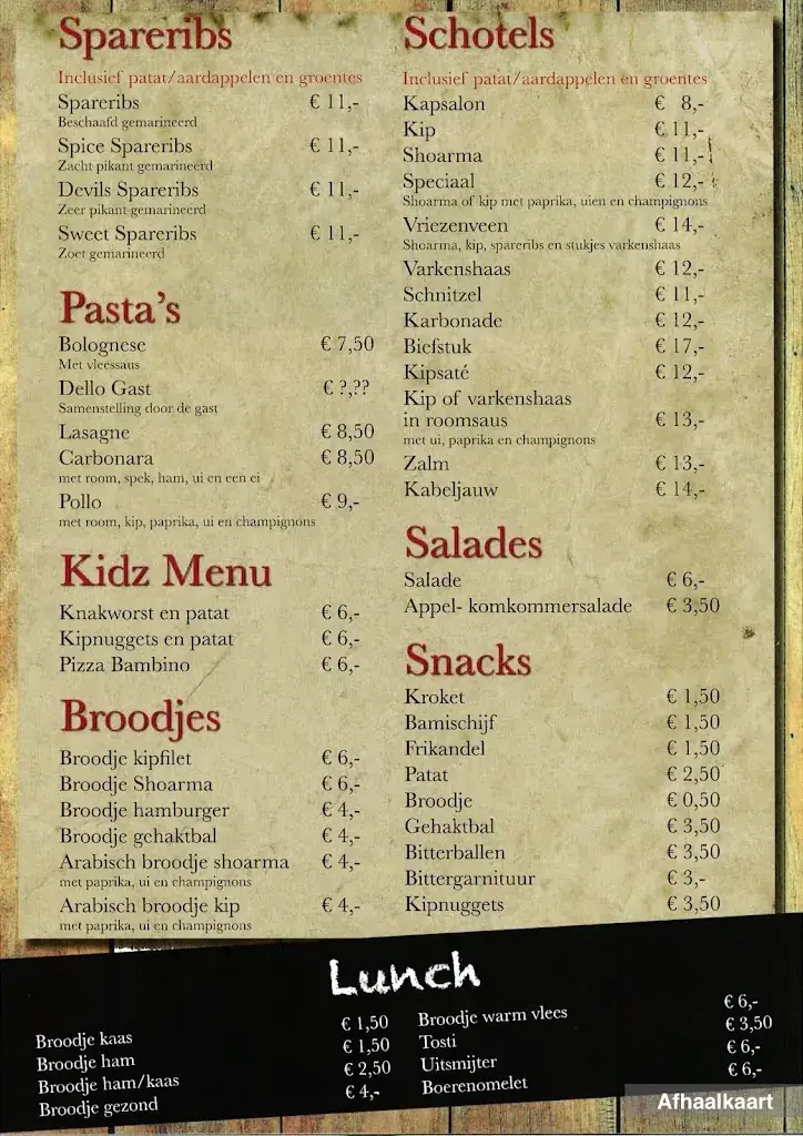 Menu_Erwin's Pleintje_Vriezenveen_image_2