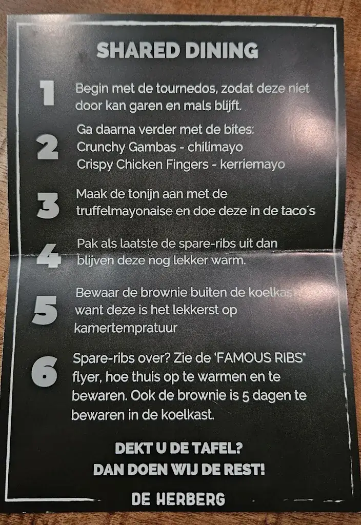 Menu_Bistro De Herberg_'s-Gravenzande_image_1