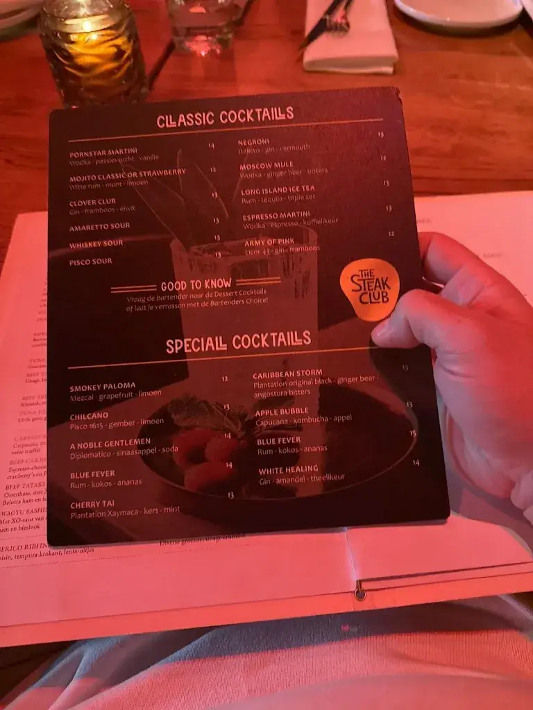 Menu_The Steakclub_'s-Gravenzande_imagen_1