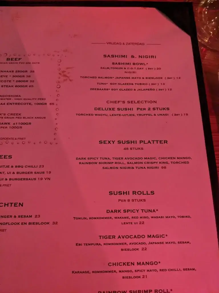 Menu_The Steakclub_'s-Gravenzande_imagen_2