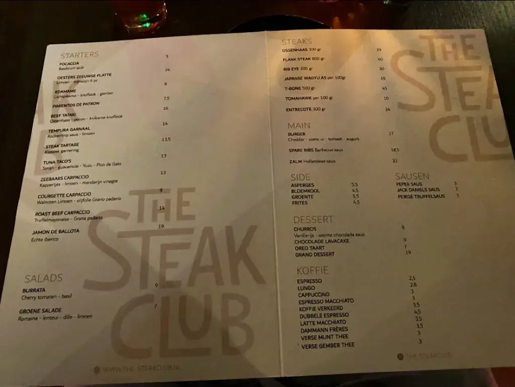 Menu_The Steakclub_'s-Gravenzande_imagen_4