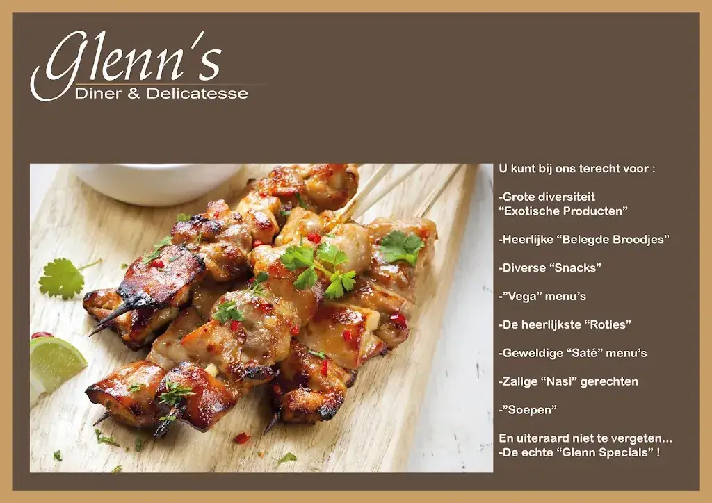 Menu_Glenn's Diner & Delicatesse_'s-Gravenzande_image_4