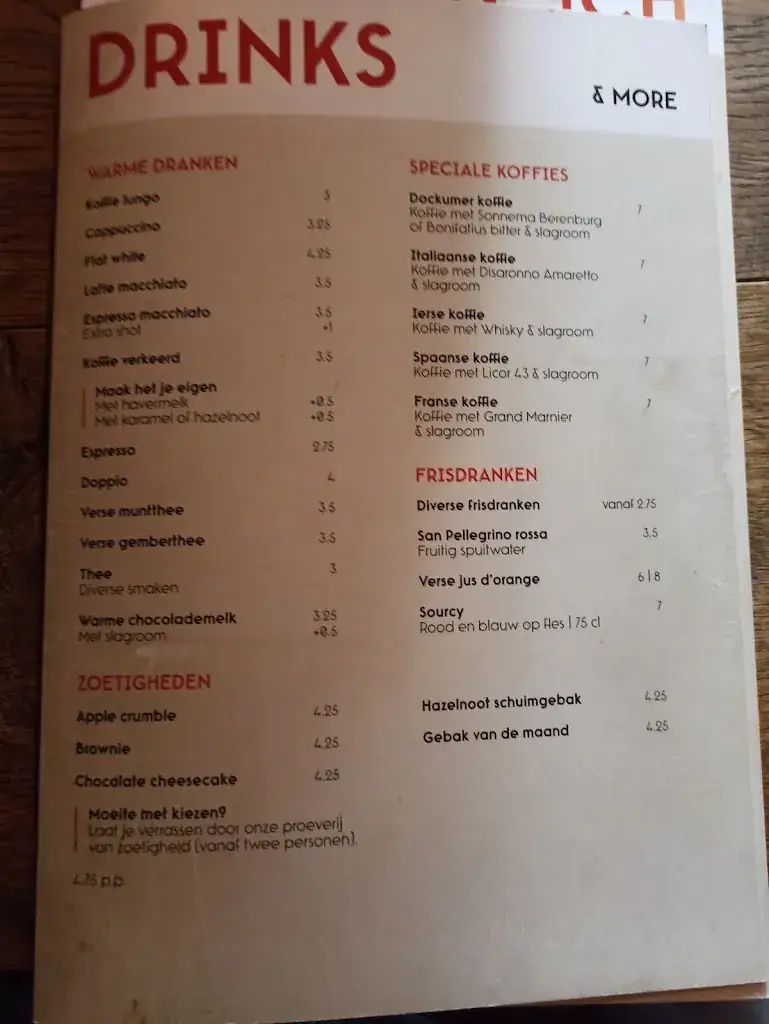 Menu_Stadscafé Artisante_Dokkum_immagine_1