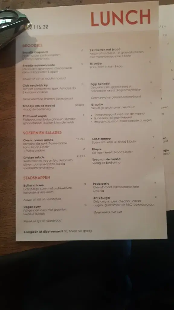 Menu_Stadscafé Artisante_Dokkum_immagine_4