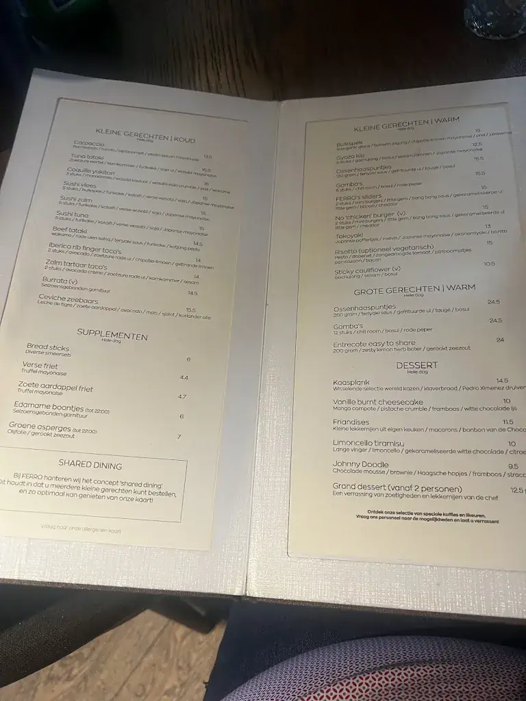 Menu_Restaurant Wijnbar FERRO_Rodenrijs_image_1