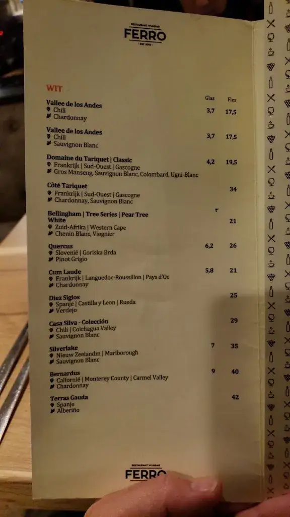 Menu_Restaurant Wijnbar FERRO_Rodenrijs_image_3